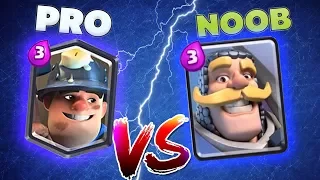 PRO ПРОТИВ NOOB В CLASH ROYALE