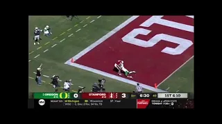 Brycen Tremayne comes down with UNBELIEVABLE CATCH VS OREGON!!(MUST SEE)