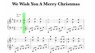 We Wish You A Merry Christmas Sheet Music