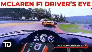 DRIVER'S EYE In The Greatest Automobile Ever Created | McLaren F1 Automobilista 2 | POV GoPro