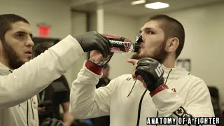 "Everybody has a different path." - Khabib Nurmagomedov in the locker room before UFC 223