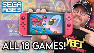 All 18 SEGA AGES games on Nintendo Switch