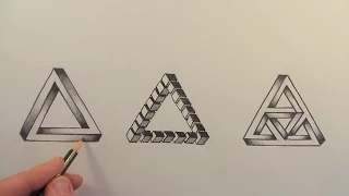 How to Draw The Impossible Triangle in 3 Different Ways: Narrated