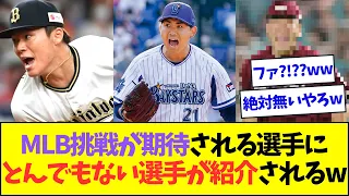 アメリカの「MLB挑戦が期待される日本人特集」でとんでもない選手が紹介されてしまうww【なんJなんG反応】【2ch5ch】