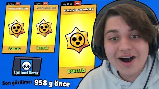 YILLARDIR GİRMEDİĞİM HESAPLARDA ÜCRETSİZ EFSANEVİ STARR HEDİYESİ AÇTIM! - Brawl Stars