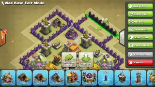 Town Hall 7 Anti Dragon Base W/3 Air Defences