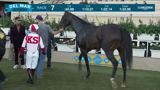 Surge Capacity wins the Matriarch Gr.I Stakes race 7 at Del Mar 12/3/23.