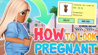 🤰HOW TO LOOK *PREGNANT* on BERRY AVENUE👶