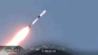 Launch of a SpaceX Falcon-9 carrying the 12th Starlink constellation Oct. 6, 2020