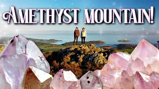 Hunting Rare Scottish Amethyst! Lavender Crystals in Stunning Location!