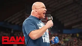 Kurt Angle will face Baron Corbin in his final match at WrestleMania: Raw, March 18, 2019