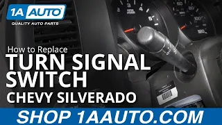 How to Replace Turn Signal Switch 07-13 Chevy Silverado