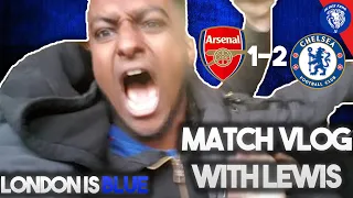 NORTH LONDON IS BLUE🔵⚪|| TAMMY ABRAHAM LATE WINNER || ARSENAL 1-2 CHELSEA || MATCH VLOG