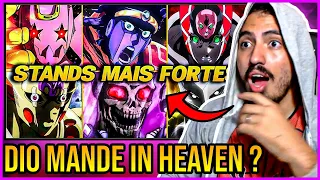 OS 10 STANDS MAIS PODEROSOS DE JOJO'S BIZARRE ADVENTURE | Player Solo | Leozin React