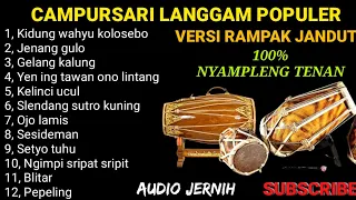 FULL ALBUM CAMPURSARI LANGGAM VERSI KENDANG RAMPAK KOPLO JANDUT ENAK BUAT LEYEH-LEYEH