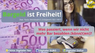 Bargeld ist Freiheit - Was passiert, wenn wir nicht mehr Bar bezahlen? Das neue Digitalgeld kommt