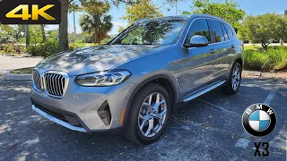 2023 BMW X3 sDrive30i - POV Test Drive 4K (Binaural Audio) Amazing HiFi Sound System