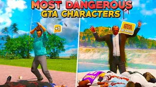 MOST DANGEROUS GTA PROTAGONISTS 😈 WHO CAN KILL AN ENTIRE ARMY |N0 1 WILL SHOCK YOU 😲 | HINDI