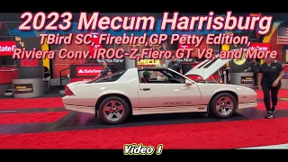 2023 Mecum Harrisburg Thunderbird SC,Grand Prix Petty Edition,Riviera Conv,Fiero V8 Video 1 #mecum