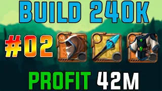 GREAT FROST 240K BUILD - 42M PROFIT MISTS #02 | Albion Online PvP