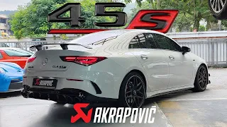 AKRAPOVIC 2023 MERCEDES AMG CLA45S C118 | EVENTURI INTAKE | MOST POWERFUL 4 CYLINDER SEDAN