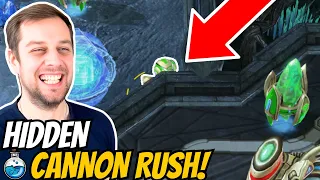 My Cannon Rush is IMPOSSIBLE to counter! | Cannon Rush in Grandmaster #49 StarCraft 2