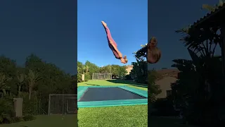 Trampoline Tricks ✨ #trampoline  #backflip #shorts