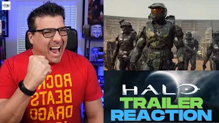 HALO THE SERIES - OFFICIAL TRAILER REACTION ( Paramount Plus | Master Chief | Liev Schreiber )