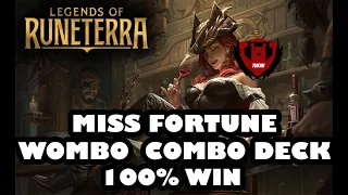 FAST WIN MISS FORTUNE DECK 100% | Miss fortune Deck | Legends of Runeterra Deck