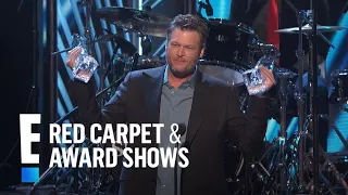 Blake Shelton accepts The People's Choice award for "Favorite Album" | E! People's Choice Awards