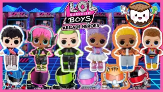 L.O.L Surprise! Dolls Boys Arcade Heroes Action Figure Doll Unboxing! Boys & Girls Part 3