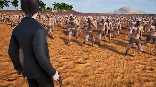 Can John Wick Kill 1 MILLION ZOMBIES!? - Ultimate Epic Battle Simulator 2 UEBS 2