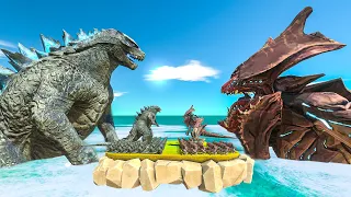 Growing Legendary Godzilla VS Pacific Rim Raijin, Pacific Rim Godzilla Size Comparison | ARBS