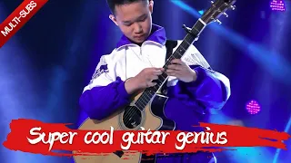 13-year-old guitarist creates "one-man band" with only one instrument | Amazing Chinese