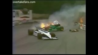 Nelson Piquet & Ricardo Patrese Collide - 1985 Monaco GP