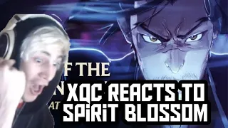 XQC Reacts to Spirit Blossom 2020 Cinematic - League of Legends (With Chat)