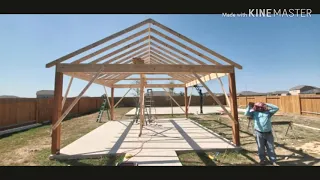 How to build a 20x20 patio cover. (3 day build)