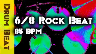 6/8 Rock Drum Track 85 BPM