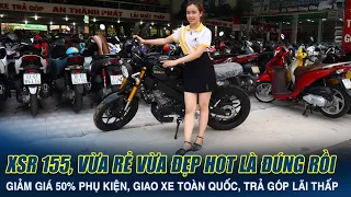 YAMAHA XSR 155 2024 | Giá Xe & Trả Góp Tháng 4, Giao Xe Toàn Quốc, Lên Màu Sơn Theo Yêu Cầu