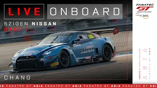 LIVE ONBOARD | #500 Team 5zigen Nissan GT-R NISMO GT3 | Race 1 | Chang | 2024 Fanatec GT Asia