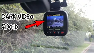 How To Fix Nextbase Dash Cam Dark Image/Video (easy fix).