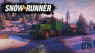 SNOWRUNNER Gameplay Walkthrough OIL TANK DELIVERY Alasca Map Off-Road [HD 1080p PC] No Commentary