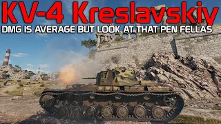 Average damage but look at that penetration! KV-4 Kreslavskiy | World of Tanks