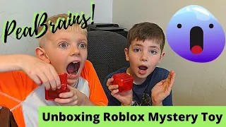 Peabrains! Unboxing Roblox Mystery Toy!