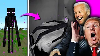 US Presidents React to Most CURSED Minecraft Videos...