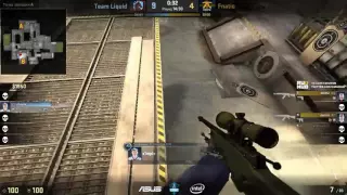 Liquid VS fnatic S1mple clutch round