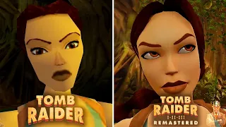 Tomb Raider I-III Remastered vs Tomb Raider Original Graphics Comparison