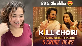 Kill Chori ft. Shraddha Kapoor and Bhuvan Bam | Song by Sachin Jigar | Free Fire | Reaction