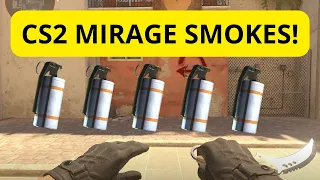 MEJORES HUMOS para MIRAGE en Counter Strike 2 - CS2 MIRAGE SMOKES!