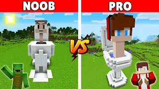 SKIBIDI TOILET BUILD BATTLE - How to build SKIBIDI TOILET In Minecraft - Maizen Mizen Mazien Parody